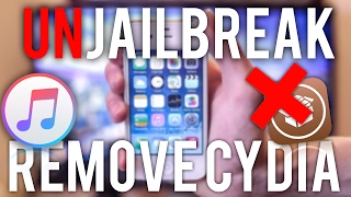 How to Unjailbreak ANY iPhone  unjailbreak iOS711 iphone 4 [upl. by Hunt]