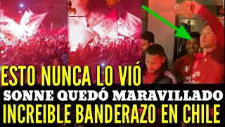 OLIVER SONNE QUEDÓ MARAVILLADO con GRAN BANDERAZO PERUANO en CHILE ¡ESO NUNCA LO VIÓ [upl. by Erialb]