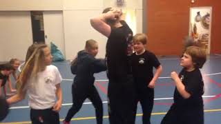 Korte impressie Krav maga DFTZ 21 januari 2018 [upl. by Scammon]