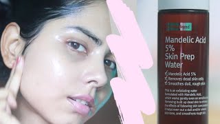 BY WISHTREND Mandelic Acid 5 Skin Prep Water Review  Chemical Exfoliation  AHA TONER [upl. by Gytle]