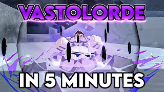 HOW TO BECOME VASTOLORDE IN 5 MINUTES Roblox Peroxide [upl. by Eiuqram]