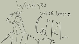 “wish you were born a girl”  winter x qibli wof [upl. by Aibar]