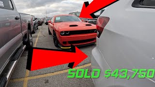 HELLCATS amp TRACKHAWKS FOR CHEAP AT MANHEIM AUTO AUCTION  MOPAR MANHEIM MONDAY [upl. by Pisarik65]