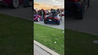 CARS LEAVING CAR MEET REVVING LOUD POPS AND BANGS [upl. by Naz196]