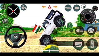 Modified Mahindra Thar Car Games Indian Cars Gadi Wala Game  Car Game Android Gameplay [upl. by Kimon]