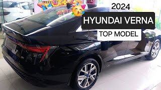 NEW HYUNDAI VERNA TOP MODEL 2024 BLACK verna hyundai [upl. by Alex]