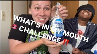 WHATS IN MY MOUTH👄 CHALLENGE‼️ [upl. by Best]