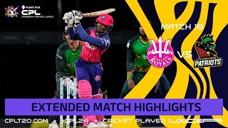 Extended Highlights  Barbados Royals vs St Kitts and Nevis Patriots  CPL 2024 [upl. by Avan]