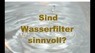 Sind Wasserfilter sinnvoll [upl. by Attennaej]