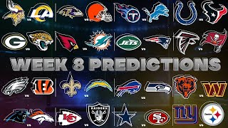 🏈⚠️URGENT YOUR Predictions NFL Week 8 Predictions [upl. by Wagoner]