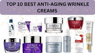 TOP 10 BEST ANTIAGING WRINKLE CREAMS WITH PRICE Mannalaimanskinandhealthcare [upl. by Yeldoow446]