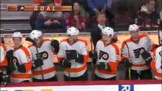 Philadelphia Flyers vs Ottawa Senators 01 december 2015 [upl. by Nalahs916]