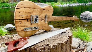 Building a Guitar in The Forest [upl. by Harak]