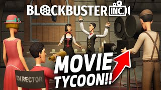 NEW Movie Studio Tycoon  Blockbuster Inc Management Tycoon Game [upl. by Ardnahsal416]