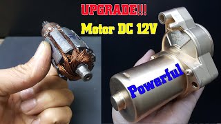 How to make upgrade Starter Motor 12V  Super Powerful [upl. by Kcered]