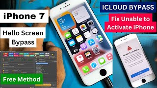 iPhone 7 Hello Screen Bypass  Fix Unable to Activate iPhone iOS 15 8 2 By Unlock Tool [upl. by Betsy]