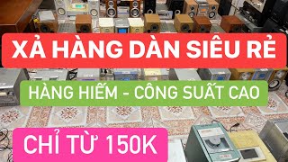 DÀN HIẾM LOA VIP  XẢ HẾT MINI GIÁ SIÊU RẺ  ĐẦU CÔNG SUẤT CAO CÓ GIẢI MÃ  THANH LÝ MẤY MÓN CHO AE [upl. by Ledda]