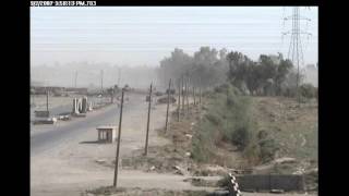 Massive IED Explosion in Iraq Explosion slow motion [upl. by Yelkreb]