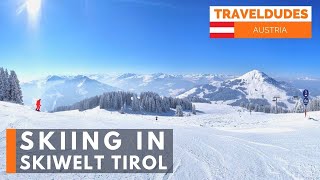 Skiing in SkiWelt Tirol  Winter Guide Skiing in Austria [upl. by Neibart]