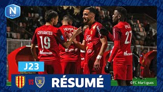 J23  FC Martigues – SA Epinal 21 le résumé I National FFF 20232024 [upl. by Nnalyrehs]