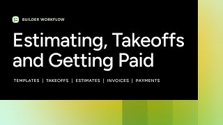 Estimating Takeoffs and Getting Paid with Houzz Pro [upl. by Nedah]