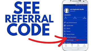 How to View Referral Code in GCash 2024 [upl. by Airolg]