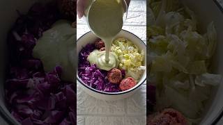 Day 1930 of easy salad recipes recipe salad fitness proteinsalad viral [upl. by Granthem199]