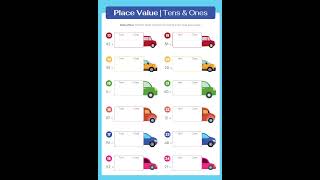 1st standard maths workbook Place value maths education shortvideo learning [upl. by Atilegna]