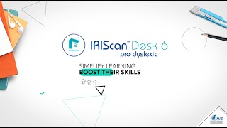 IRIScan Desk Dyslexic  Discover our solution for dyslexia [upl. by Airlee692]