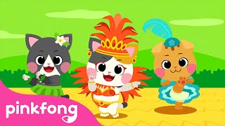 A Bailar con los Gatos COTOMO  Canción del Mundo de Gatos  Pinkfong Canciones Infantiles [upl. by Earaj]