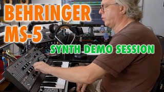 Behringer MS5 DEMO SESSION 135BPM [upl. by Retrac]