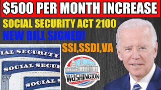 Social Security 500 Monthly Boost with the 2100 Act  Explained for SSA SSI SSDIquot [upl. by Nauqal540]