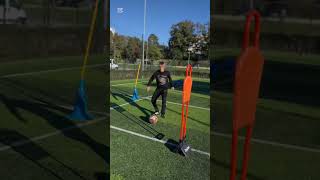 Solo Football Full Training Session by Young star 🚨⚽️ footballpractice [upl. by Ute]