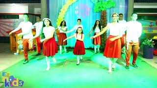 Vem chegando o Natal  Aline Barros Coreografia El Kids [upl. by Eittik]