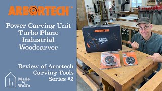 ARBORTECH POWER CARVING TOOLS REVIEW Power Carving Unit Turboplane Industrial Woodcarver 2 of 6 [upl. by Sluiter839]