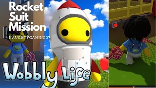 I Found a Secret ROCKET COSTUME in Wobbly Life  wobblylife [upl. by Halimak]