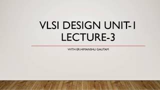 VLSI DESIGN IN HINDI  Y CHART   TYPES OF MOSFET [upl. by Laven]