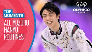 All Yuzuru Hanyu Olympic Routines  Top Moments [upl. by Araf]