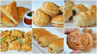 PUFF PASTRY DOUGH  Different Recipes by YES I CAN COOK [upl. by Conant854]