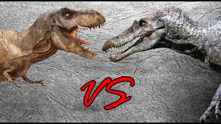 Primal Carnage  Trex vs Spino Jurassic Park Audio [upl. by Ishmael699]