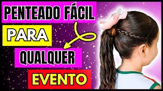 Penteado Fácil para qualquer evento penteados [upl. by Sirod]