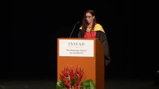 INSEAD EMBA Graduation ceremony  Key Note Speaker Address [upl. by Cimah]