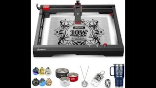 AlgoLaser Alpha 10W Laser Engraver 400mms Engraving Speed 400400mm 15751575inch EU9NL [upl. by Dudley524]