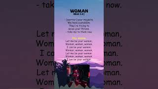 Doja Cat  Woman Lyrics shorts [upl. by Ij944]