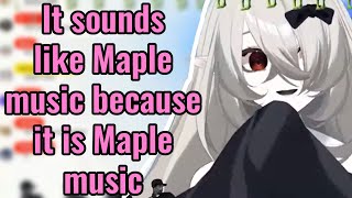 It sounds like Maple music because it is Maple music [upl. by Euqnom]