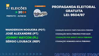 Horário Eleitoral Prefeitos de Nova FriburgoRJ  Rádio  210924 [upl. by Htelimay]