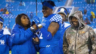 UK football celebrates a rainy Senior Day at Kroger Field [upl. by Tessil115]