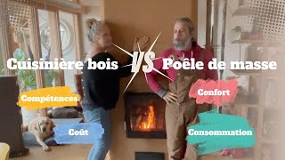 earthship Cuisinière Bois VS Poêle de Masse [upl. by Eileen]