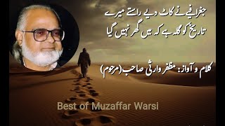 Best Urdu Poetry by Muzaffar Warsi  Meri judaiyon sy wo mil kar nahi gya  مظفر وارثی شاعری [upl. by Nawuj454]