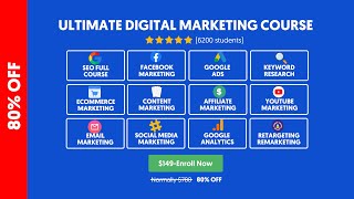 Ultimate Digital Marketing Course 80 OFF [upl. by Sharpe]